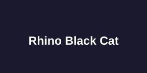 Rhino Black Cat